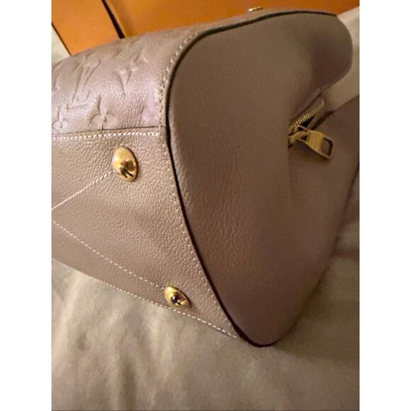 Louis Vuitton Montaigne Handbag Monogram Empreinte Leather MM - Picture 8 of 17